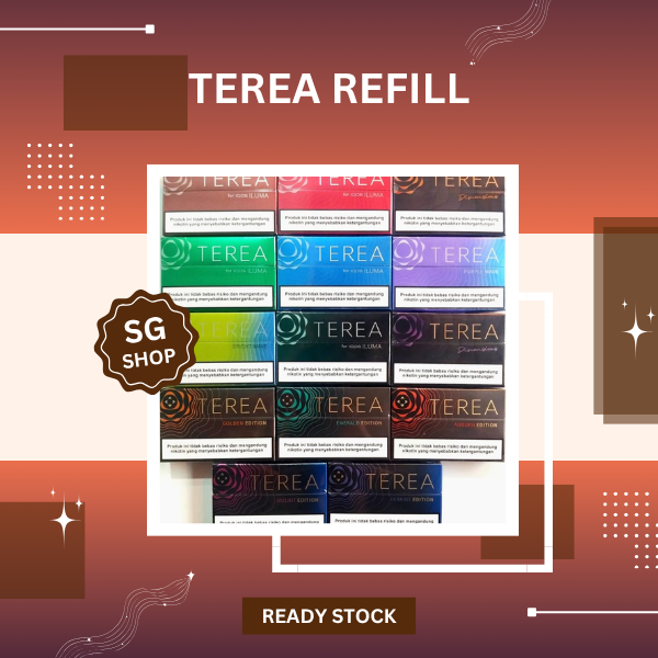 Premium Terea refill tobacco sticks pack showcasing the sleek packaging and compatibility badge for IQOS ILUMA.
