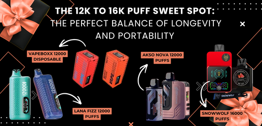 The 12k to 16k Puff Sweet Spot: The Perfect Balance of Longevity and Portability