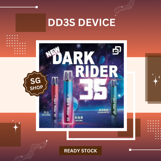 DD3s pod device vape kit in premium metallic colors showing Type-C charging port