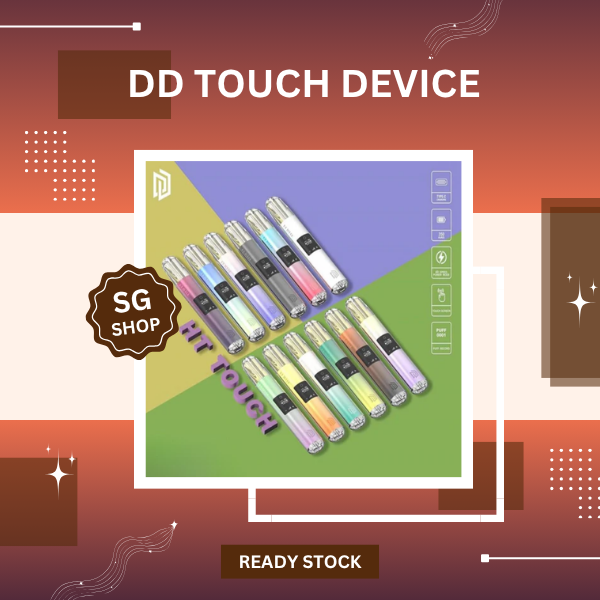 DD Touch Device premium vape mod featuring interactive touch screen display