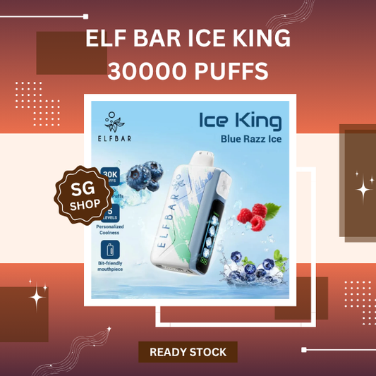 Elf Bar Ice King 30000 Puffs Disposable Vape with 5 Level Coolness Control Settings