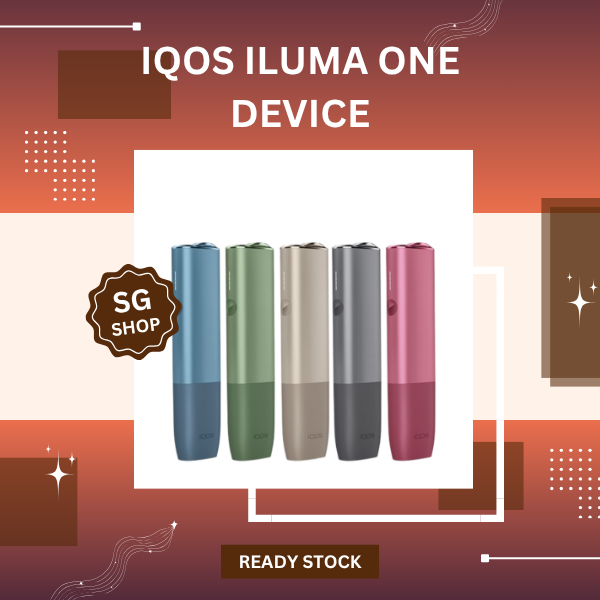 Sleek all-in-one IQOS ILUMA ONE device showing its compact design and premium matte finish.