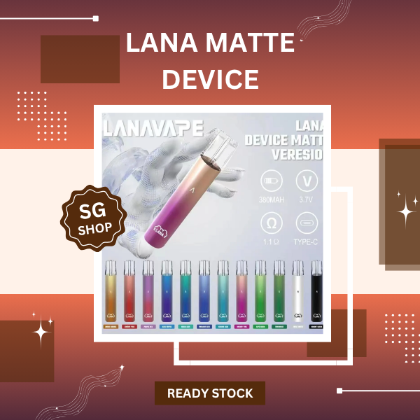 Lana Matte Device Gen 2 Rechargeable Vape Device close up view