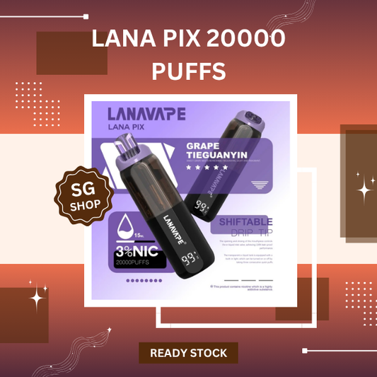 Lana Pix 20000 Puffs Disposable Vape Device with Smart LED Screen
