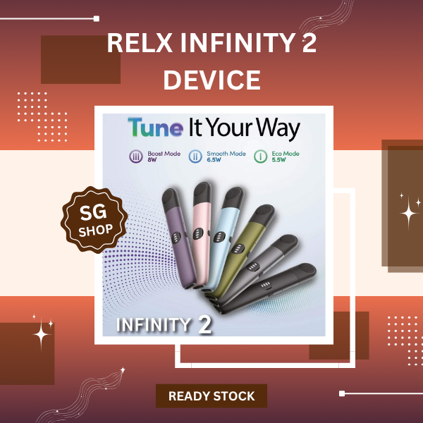 Relx Infinity 2 Plus Device premium adjustable power vape kit close up